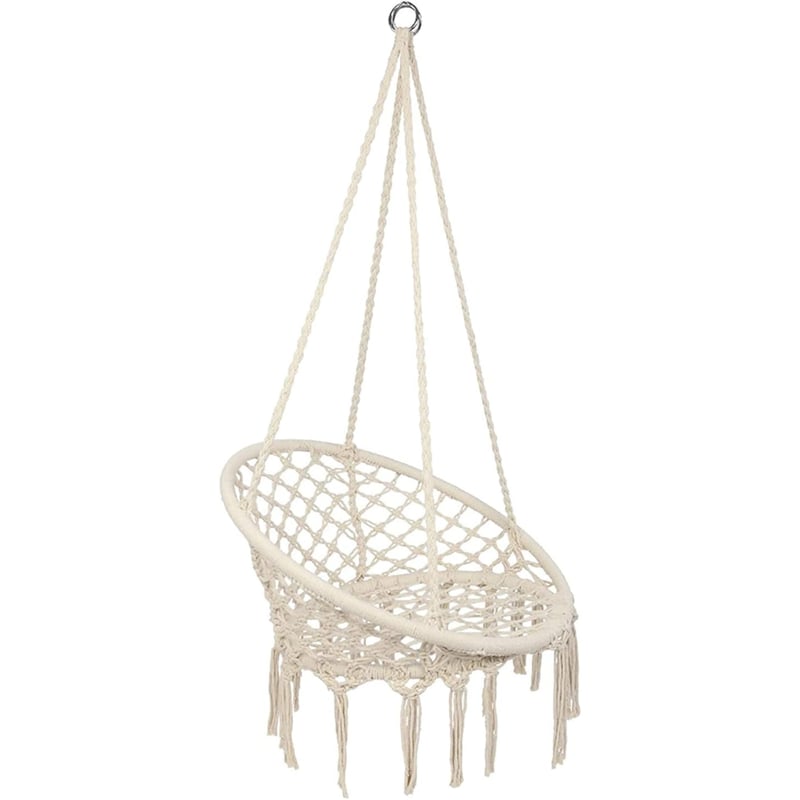GENERICO - Silla Hamaca de Macramé Resistencia