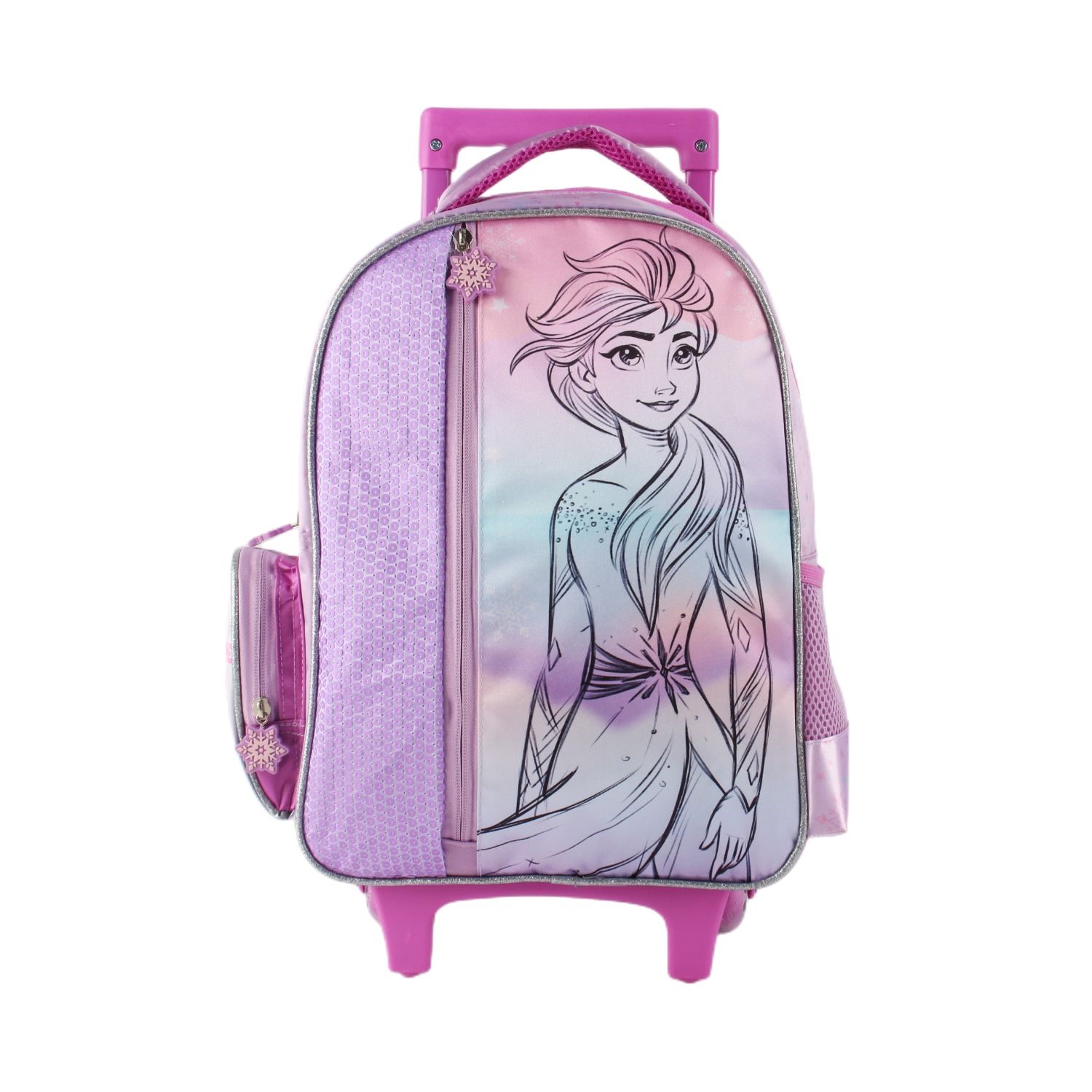 FROZEN Mochila con Ruedas Lentejuelas Frozen falabella