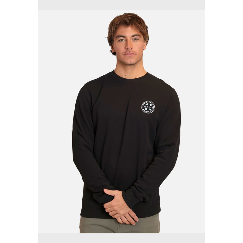 Poleron maui negro hombre best sale