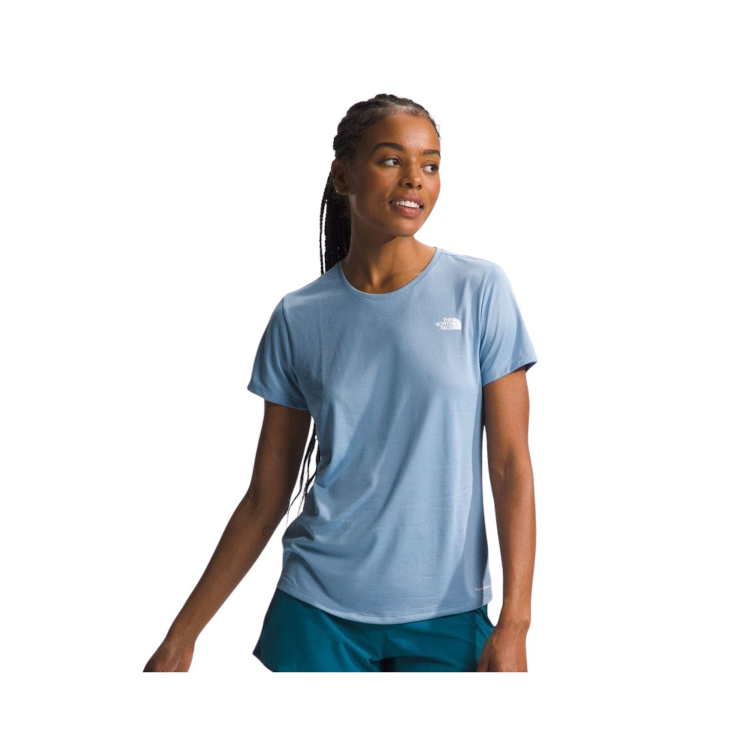 THE NORTH FACE Polera Mujer Elevation S S Celeste falabella