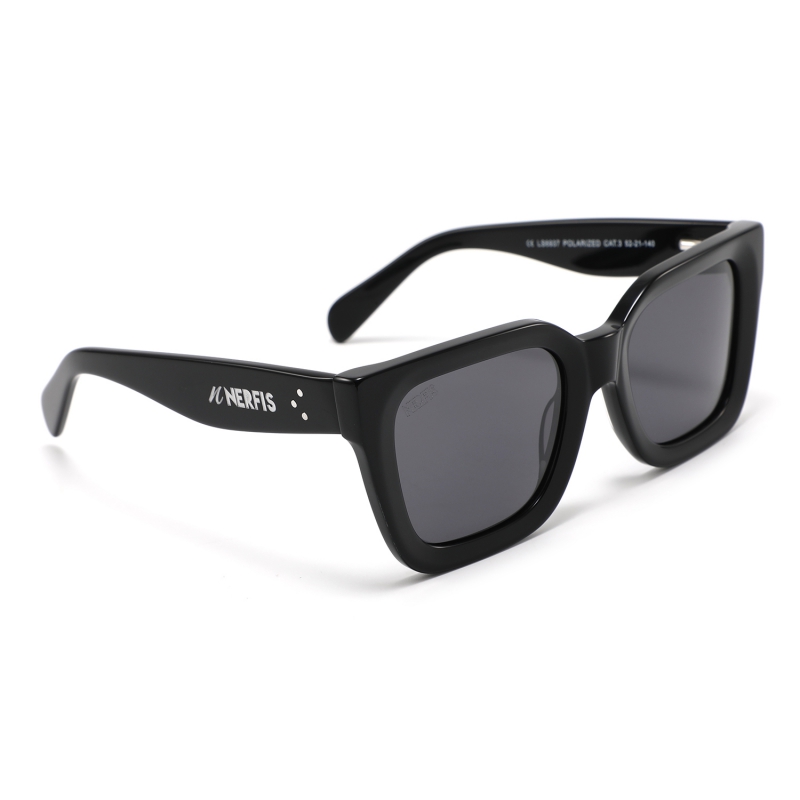 NERFIS Lentes De Sol Marsella Eco Acetato Black Nerfis falabella