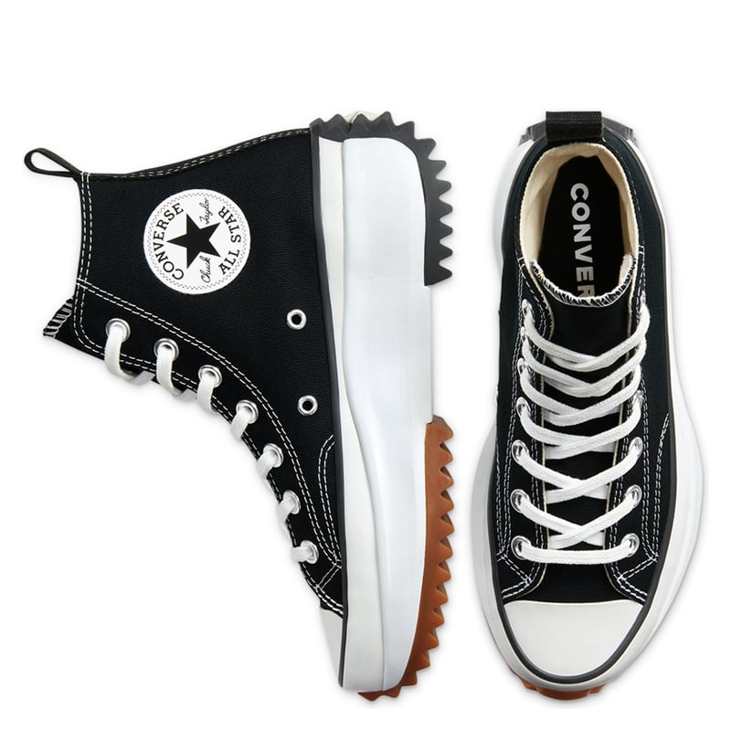 Converse negras plataforma falabella best sale