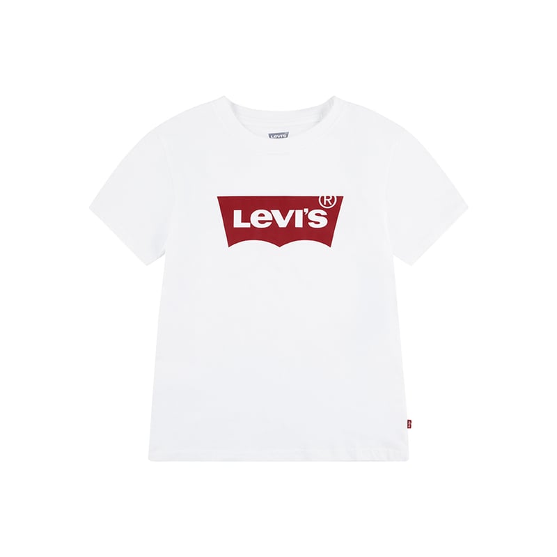 LEVIS Polera Nino Batwing Manga Corta Blanca Levis falabella