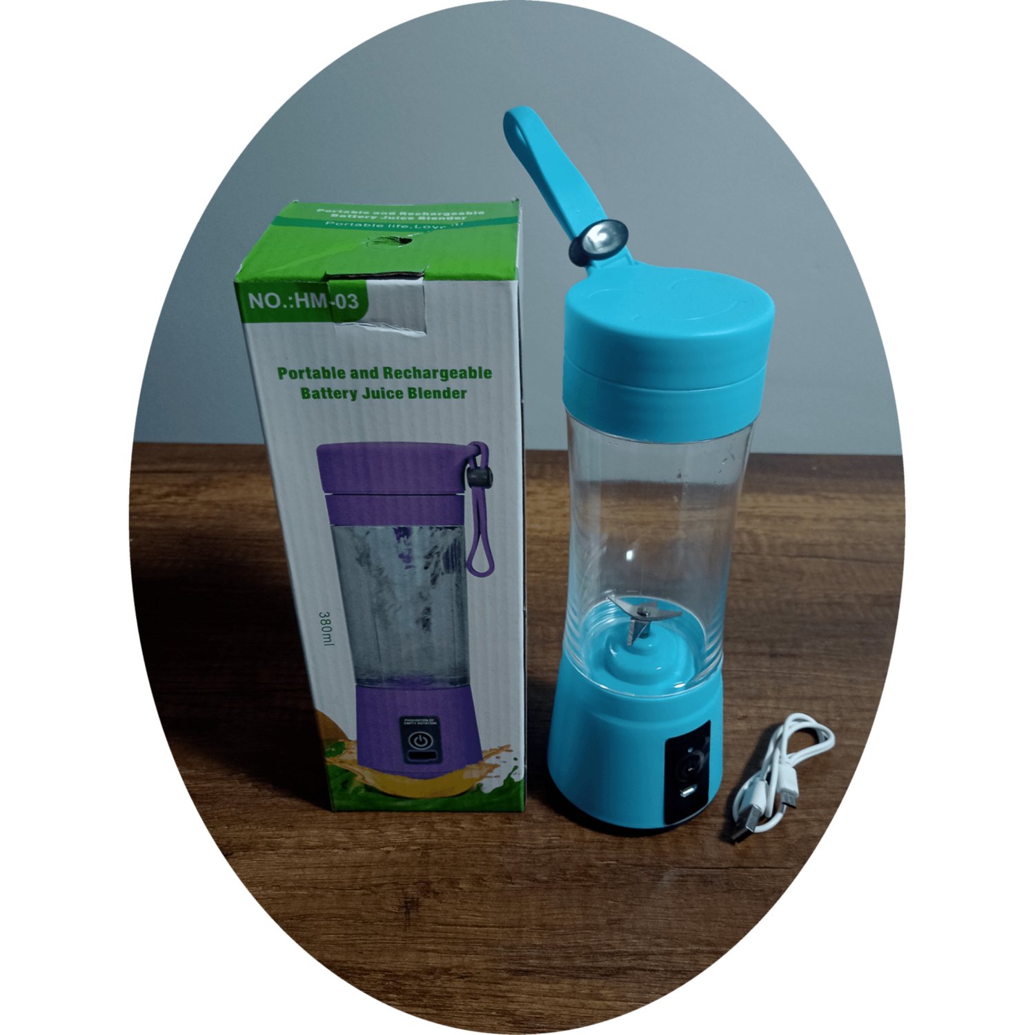 Juguera Licuadora Batidora Portatil Recargable Usb Con Vaso 380 ml Sodimac Chile