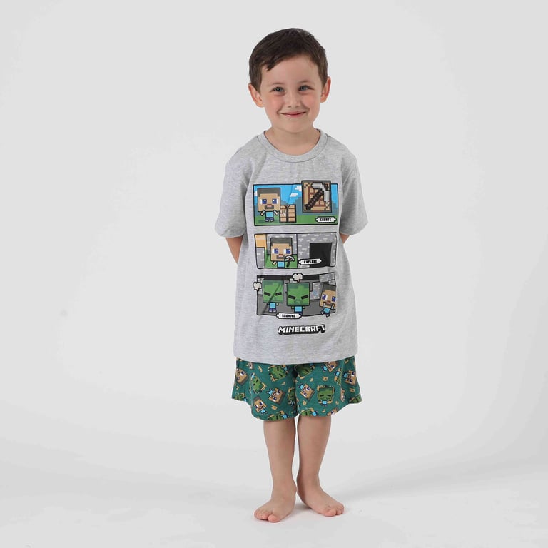 MINECRAFT Stivaletti Ciabatte Per Bambini Creeper - Foderate In Pile, Antiscivolo, Regalo Gamer