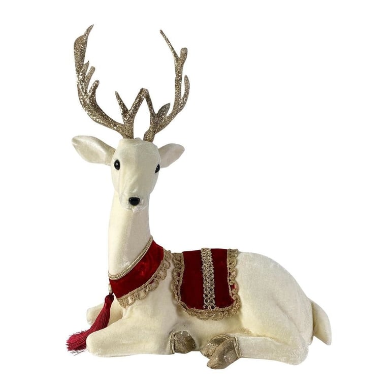 Figura de Reno Modelo White Red Sodimac Falabella