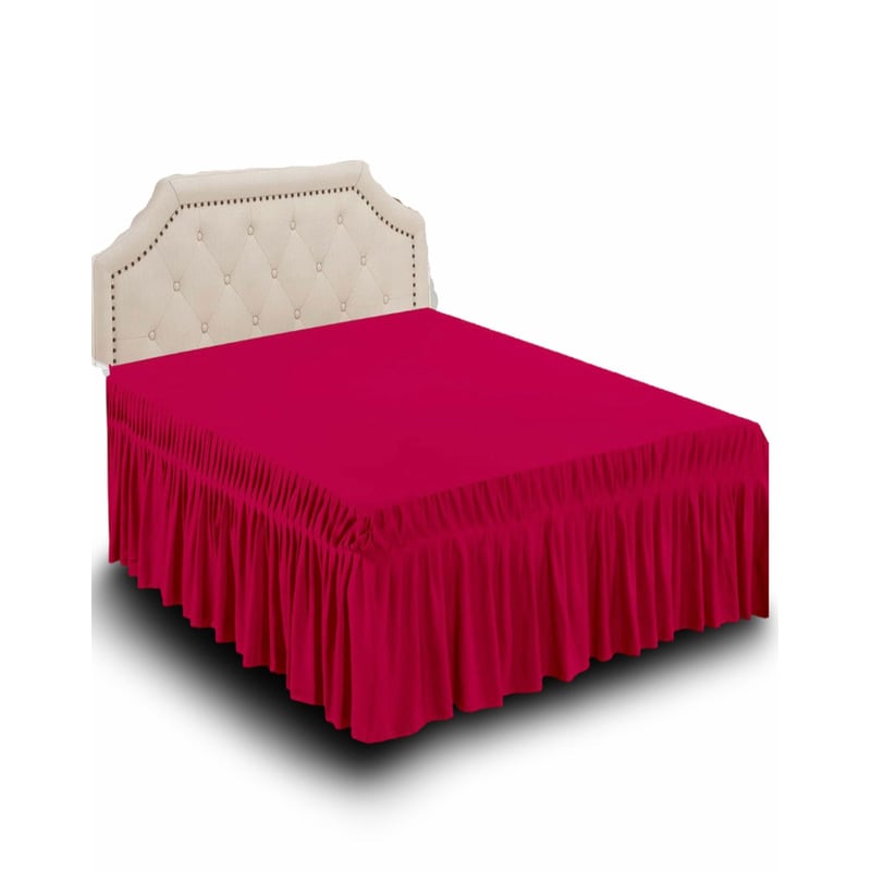 GENERICO - Faldón de Cama 2Plaza - Elegante y Resistente B3
