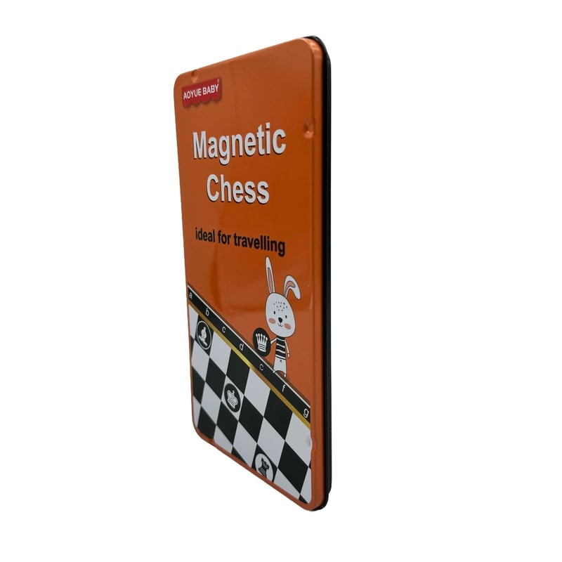 Juego De Ajedrez Magnético De Viaje Engelhart – Tablero Plegable 16x16 Cm – Piezas Con Imanes – Ideal Para Llevar A Cualquier Parte