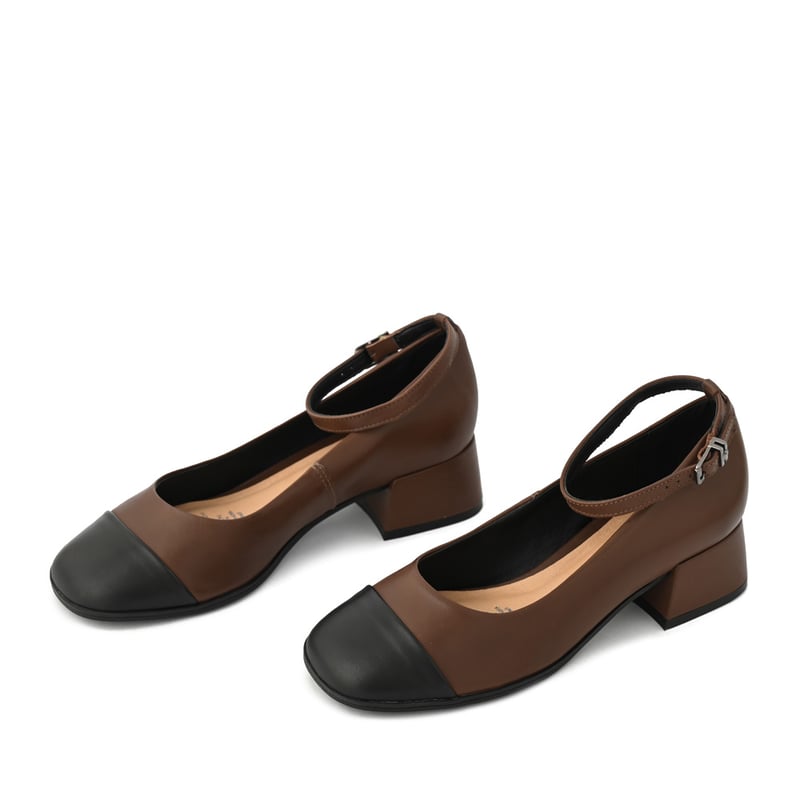 AMPHORA Zapato taco Reina angeline cafe oscuro falabella