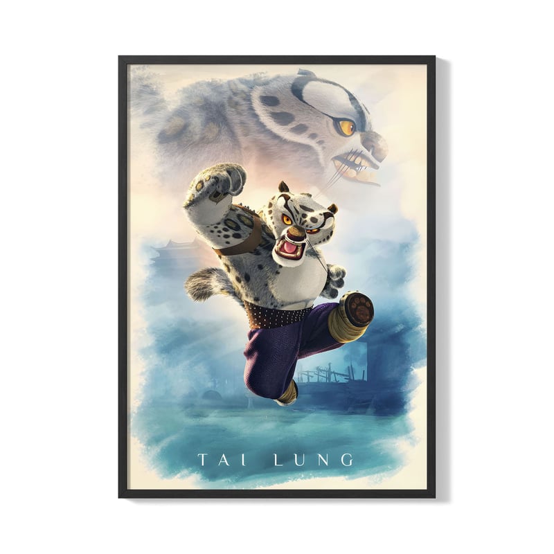 CREANGO - CUADRO POSTER KUNG FU PANDA TAI LUNG 33X43