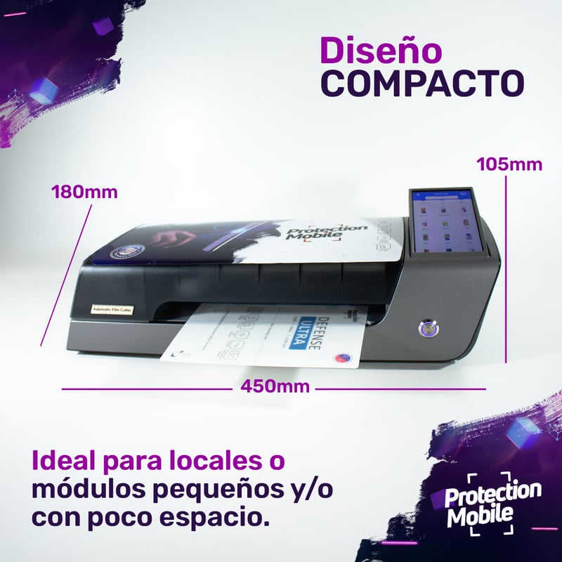 GENERICO Cortadora De Laminas Protection Mobile Black 2.0