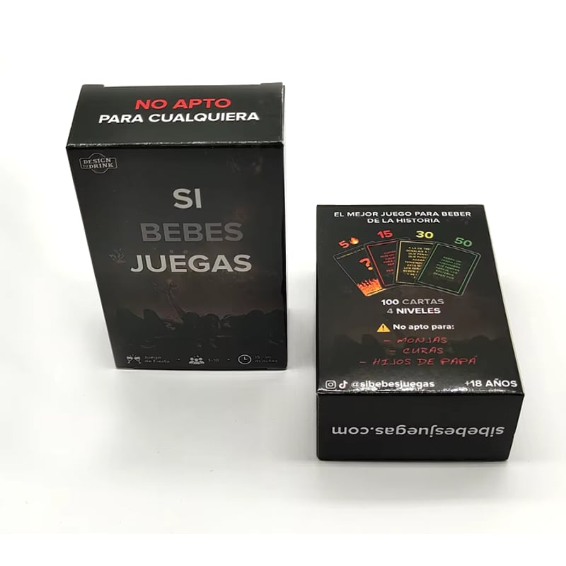GENERICO Juegos de mesa para adultos Si bebes Juegas Juego para beber falabella