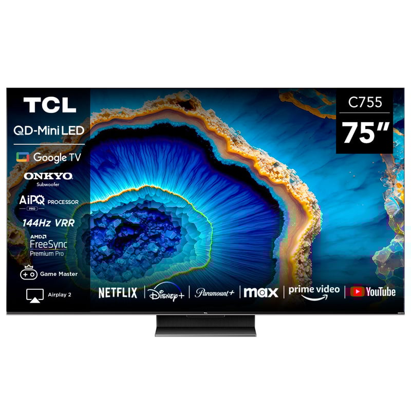TCL - TCL 75" QLED Mini LED 4K 75C755 Smart TV