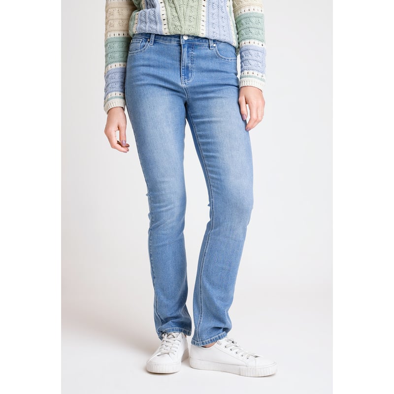 CANADIENNE - Jeans de Mujer Modelo Charlot Color Celeste