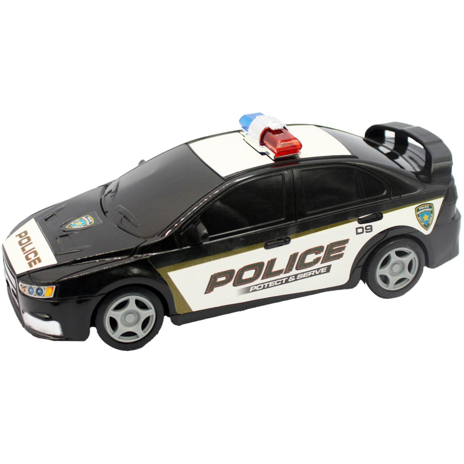 GENERICO Vehiculo Policia Juguete RC Luz Y Sonido Escala 120 SC falabella