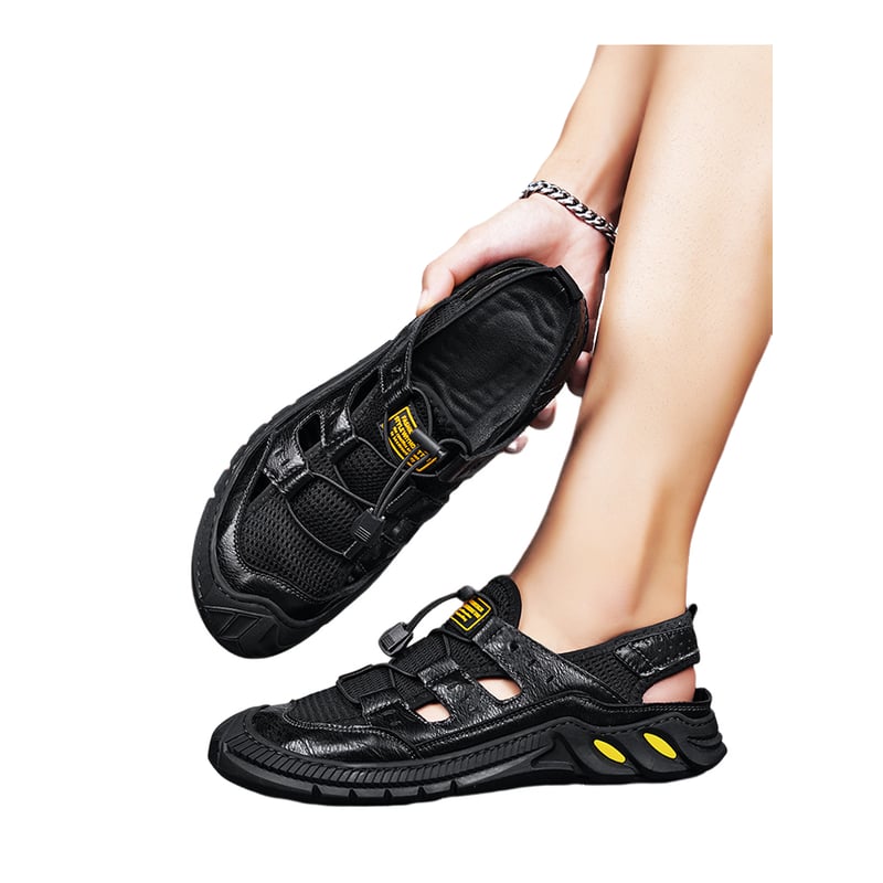 BLWOENS Sandalias Hombre Negro falabella