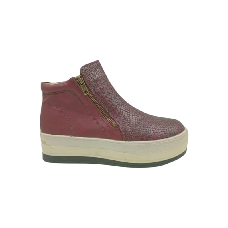 PAND G - Zapatilla Burdeos Plataforma