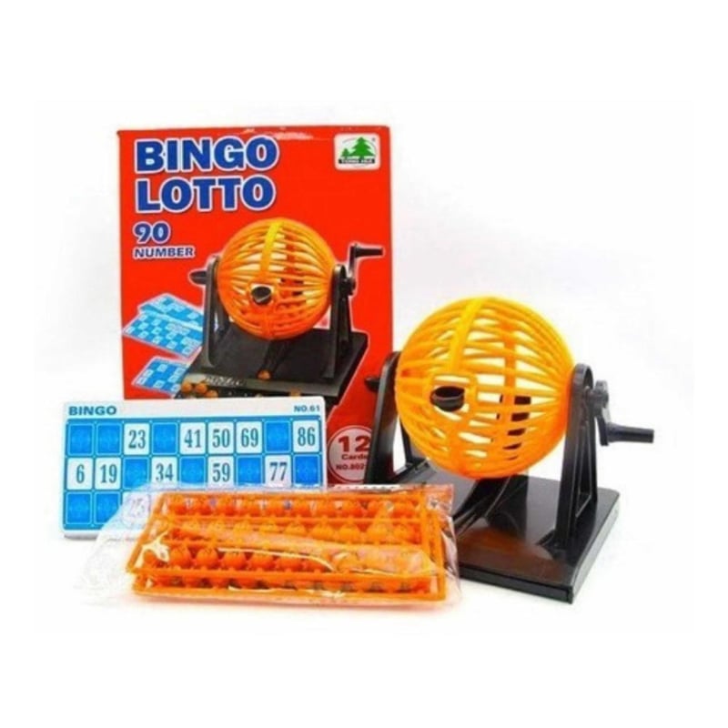 GENERICO Bingo Lotto Tómbola 12 Cartonés 90 Números Juego Familiar
