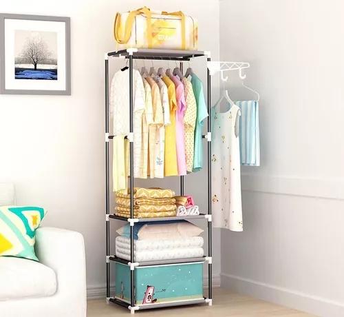 Closet ropero armable 170x55x36 negro | Sodimac - Falabella