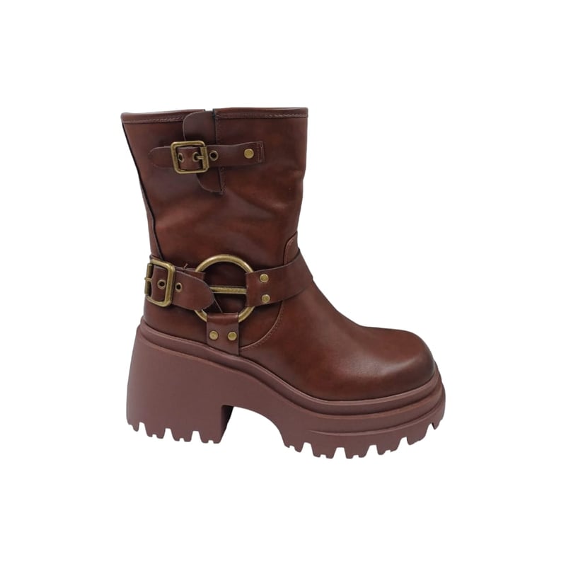 PAND G - Bota Café Plataforma Mujer