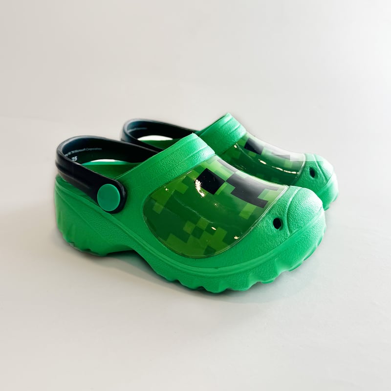 Pantuflas Primark Minecraft Mule Niño Verde Free Pantuflas