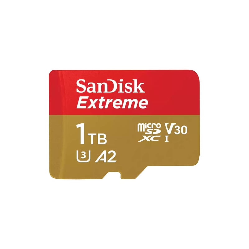 SANDISK Memoria Micro Sd Sandisk Extreme 1 Tb 190mb/s U3 A2 V30 4k ...