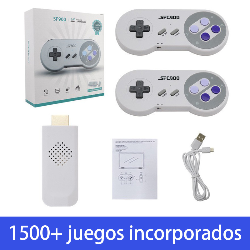 Consola Retro Portátil Con 20,000+ Juegos Y 2 Mandos Inalámbricos 2.4 GHz – Salida HDMI 4K HD, 64GB, Plug And Play – Ideal Para Revivir Clásicos Y Regalar A Niños Y Adultos