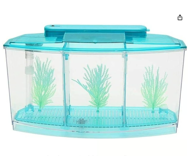 GENERICO Mini Pecera Caja Cubo Betta Acuario Separaciones | falabella.com