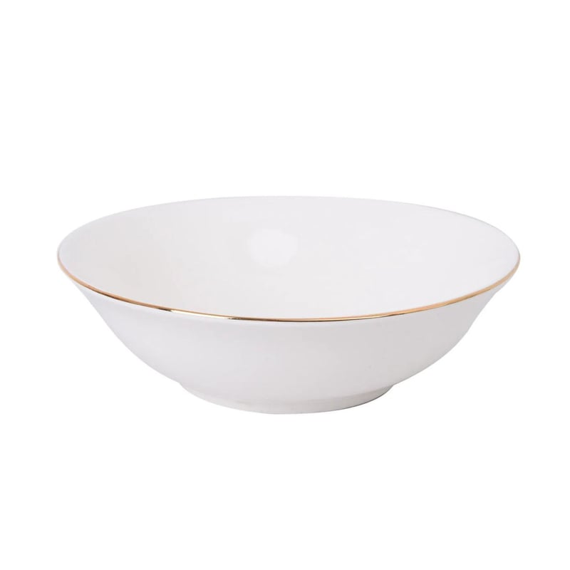 Ensaladera Bowl with Laurel Etched