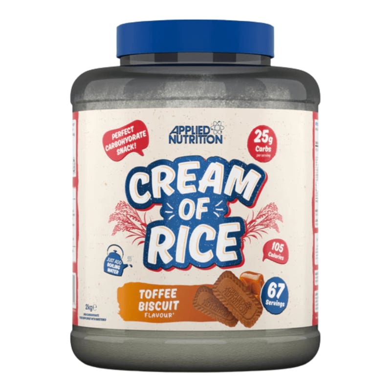 APPLIED NUTRITION - Cream of Rice Applied Nutrition 4.4 Libras 67 Servicios. TOFFEE.