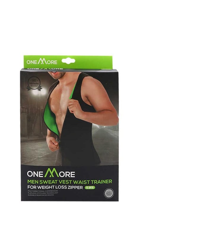 Chaleco Sauna Hombre - Moldeador Abdominal, Compresión, Aumenta Sudoración, Para Gimnasio Y Entrenamiento Cardio