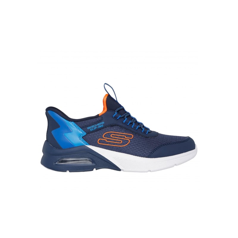 SKECHERS - Zapatilla Niño Microspec Max BriskStripe Azul Skechers