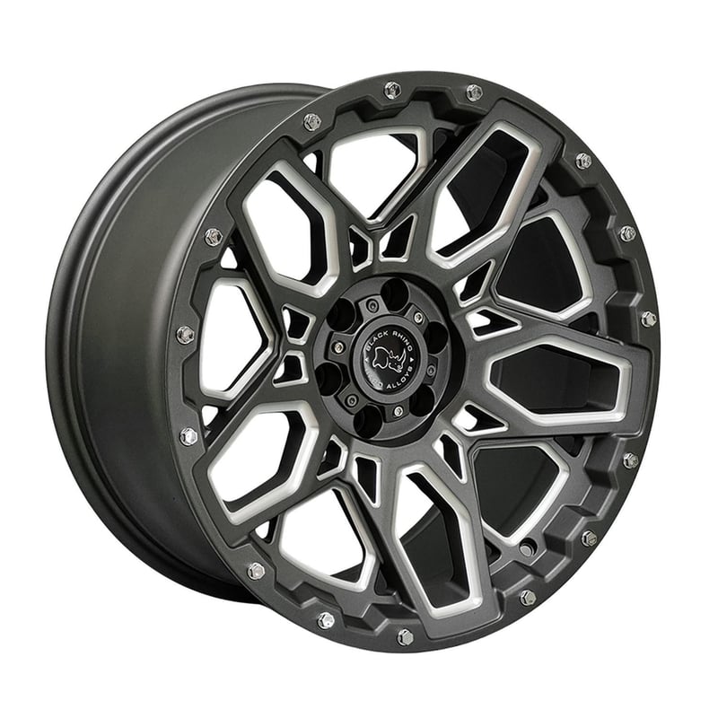 GENERICO - Set 4 Llanta 20x9.5 6x135 Et-12 Rhino-shrapnel Mg-mw