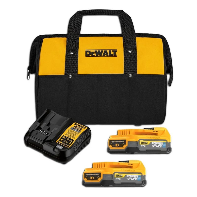 MAKITA - Kit 2 Baterías Powerstack + Accesorios Dewalt Dcbp034e2-b2