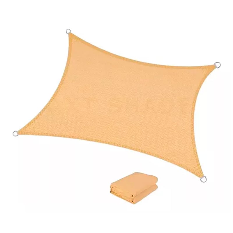 Toldo De Sombra Rectangular 3x4 Metros - Impermeable, 95% Protección UV, Para Jardín, Patio Y Terraza - Color Turquesa