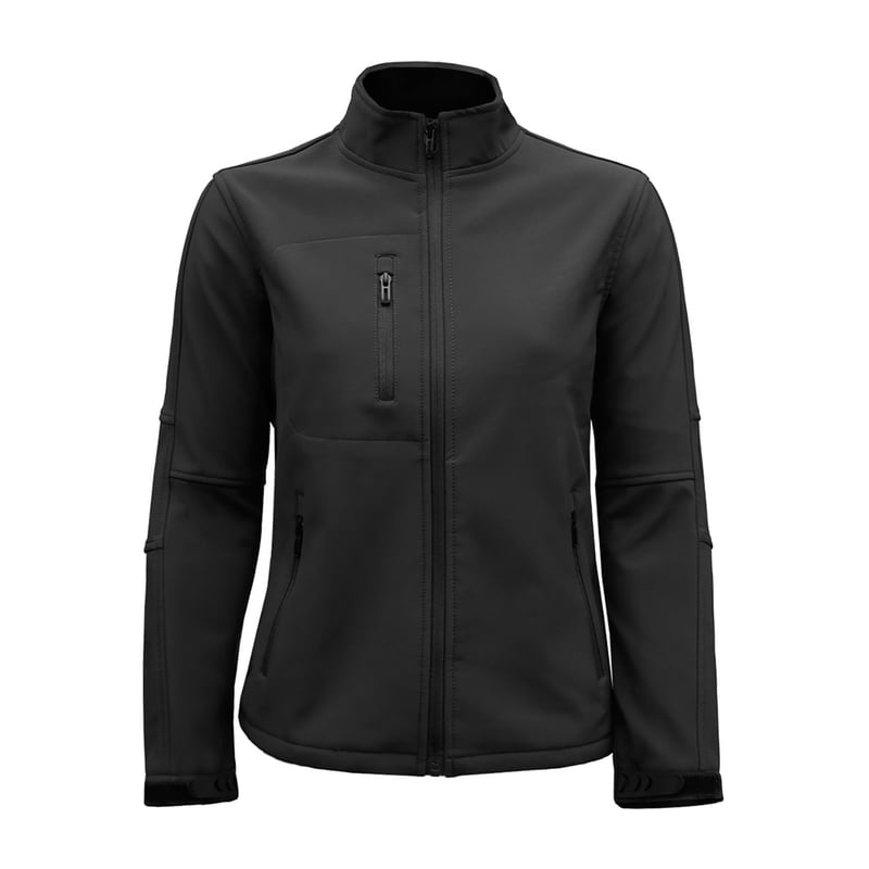 ANDESLAND OUTDOOR APPAREL - Chaqueta Softshell Corporativa Negra Mujer