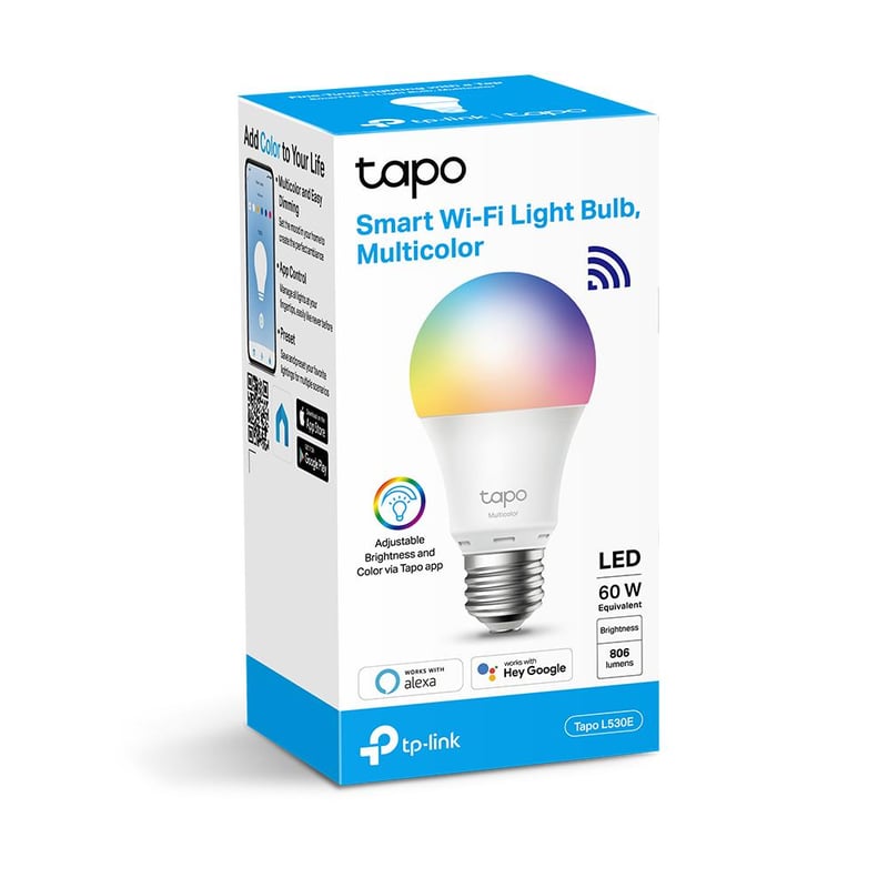 TP LINK - AMPOLLETA MULTICOLOR SMART WI-FI TAPO - Blanco