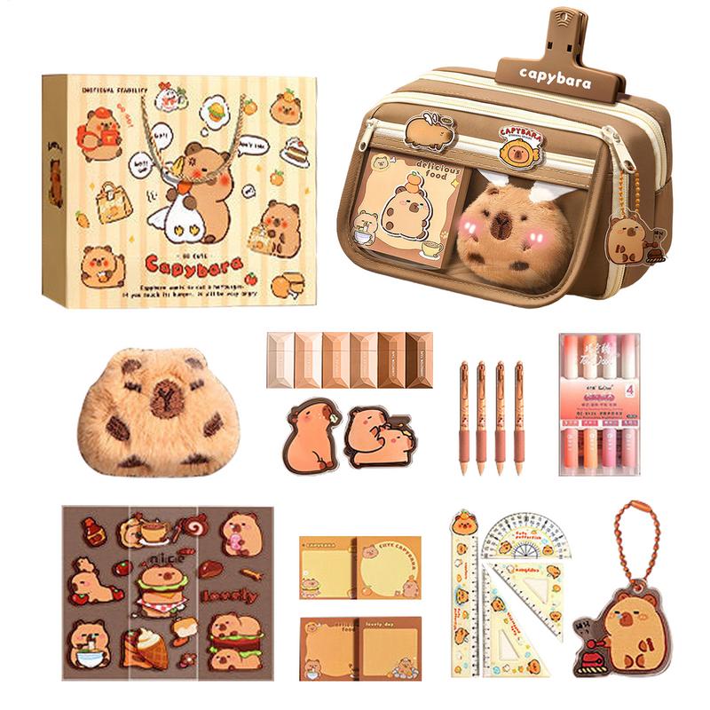 EVERSO - Kawaii Capybara Estuche Para Lapices Escolar Gran Capacidad