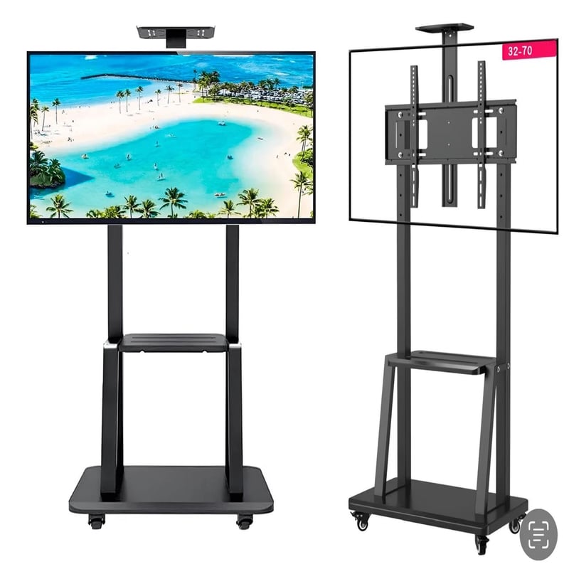 ACTUAL Soporte Tv Movil Rack Con Ruedas Para Tv 32 a 70 Pulgadas ...