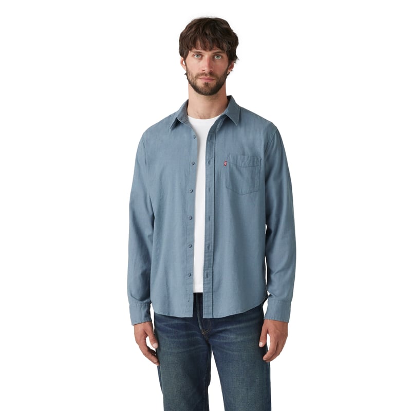 Levis Camisa Hombre Classic Standard Azul Levis 