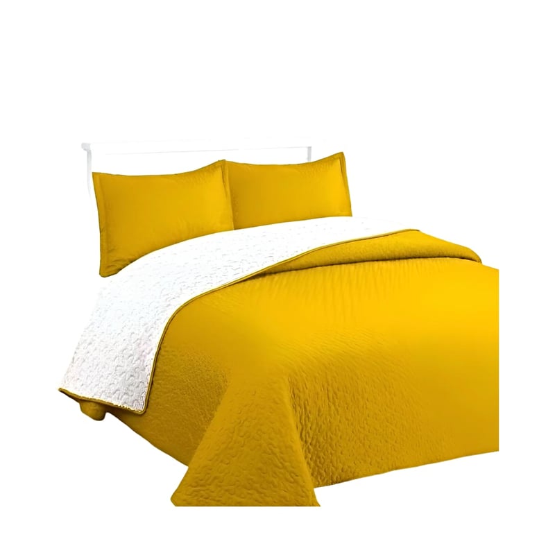GENERICO - CUBRECAMA QUILT CON SHERPA 2 PLAZAS Y24