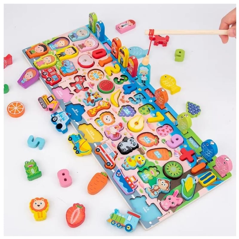 Juego De Pesca Magnética Set 4 Piezas