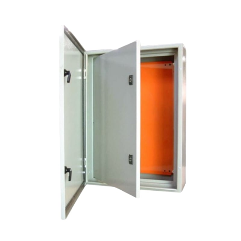 LEXO - Gabinete Tablero Metalico 600x500x200mm 2 Puertas IP65 Ral 7032