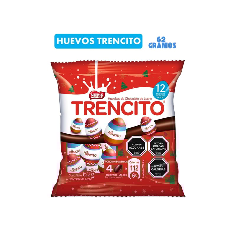 NESTLE - Huevitos De Chocolate De Leche Trencito (bolsa Con 12 Aprox)