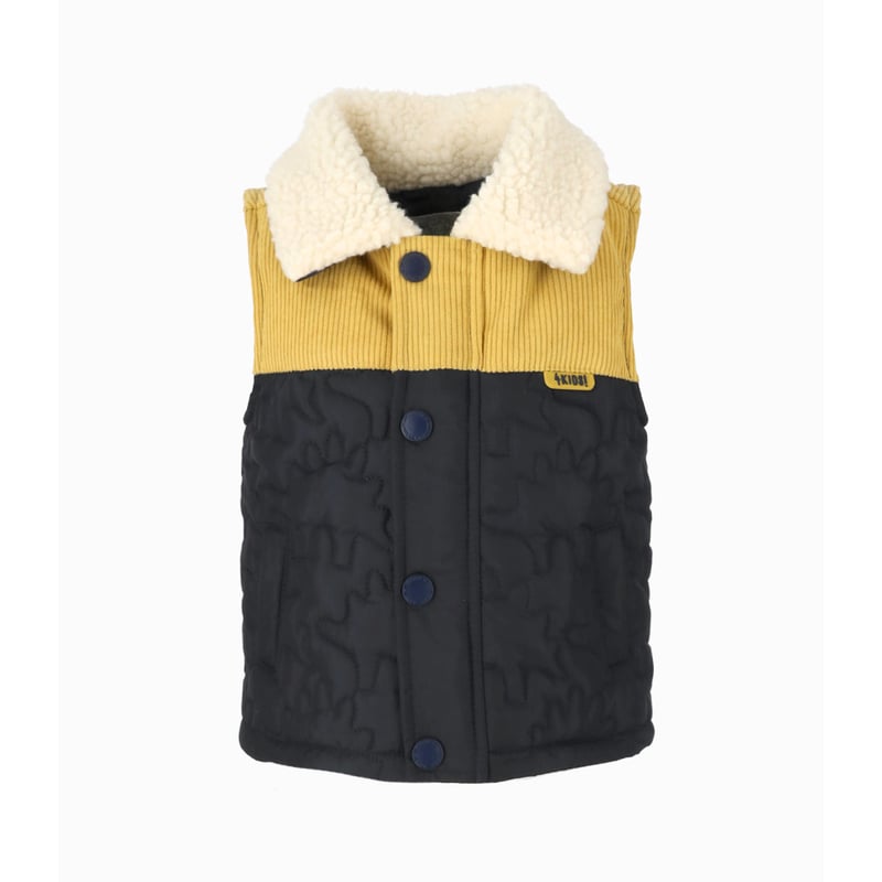 4KIDS - Chaqueta bebés sin mangas azul marino 4 Kids