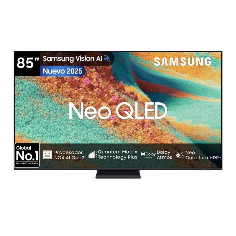 SAMSUNG - 85 Neo QLED 4K QN85F Vision AI Smart TV 2025