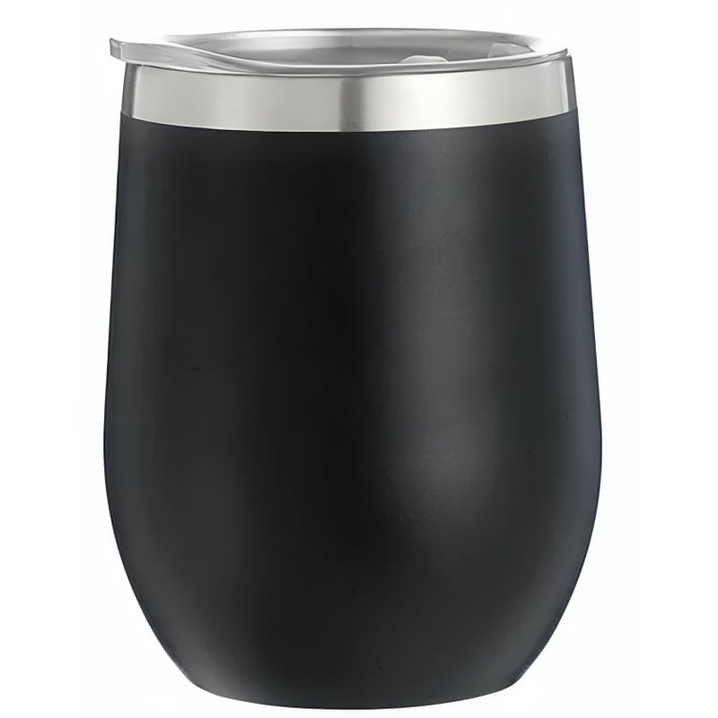OEM - Vaso Térmico De Acero Inoxidable De 360 ml Con Tapa Negro
