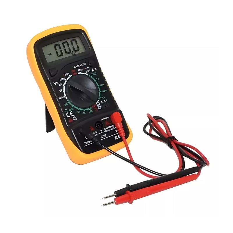 GENERICO Tester Electrico Digital Multimetro Dt-9205a Multitester Aut ...