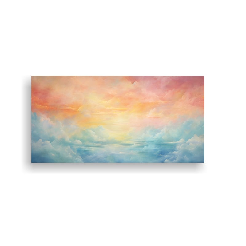GENERICO - Pinturas De Decoración Atardeceres Y Amaneceres 80x40 Cm