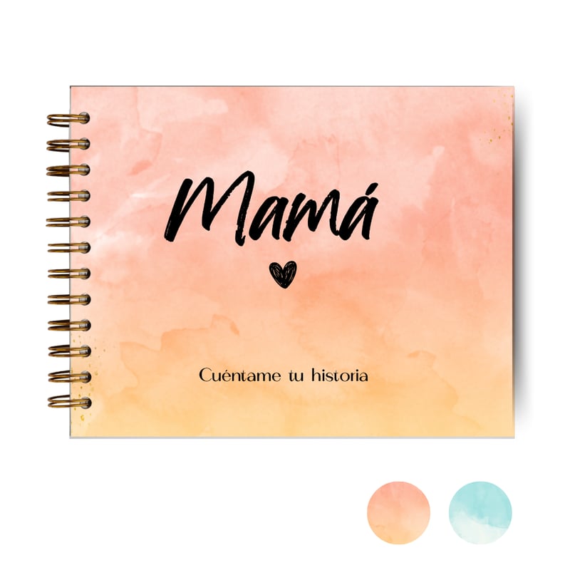 GENERICO - Mamá Cuéntame Tu Historia -Regalo Día De La Madre- Naranja
